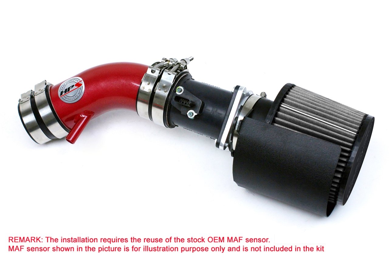 HPS Performance HPS Shortram Air Intake Kit 2002-2006 Nissan Altima 2.5L 4Cyl, Includes Heat Shield, 827-570