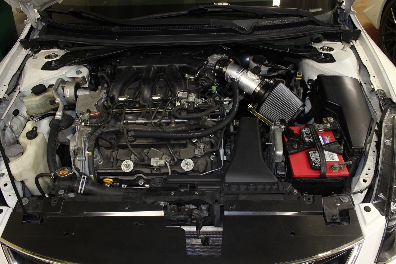 HPS Performance HPS Shortram Air Intake Kit 2007-2012 Nissan Altima V6 3.5L, Includes Heat Shield, 827-572