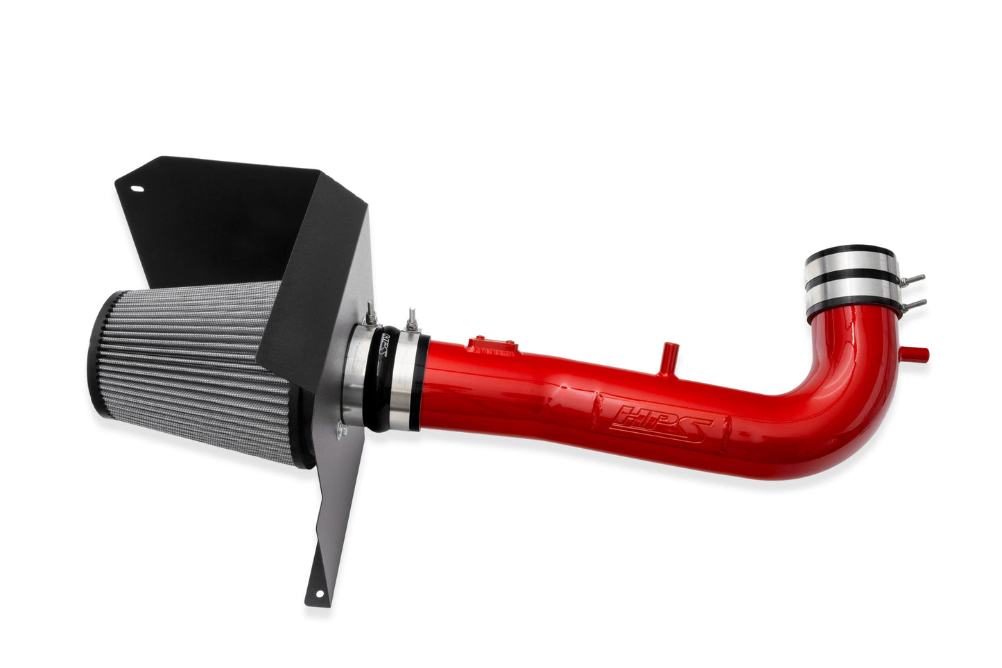 HPS Performance Air Intake Kit 2014-2019 GMC Sierra 1500 5.3L V8, Includes Heat Shield, 827-603