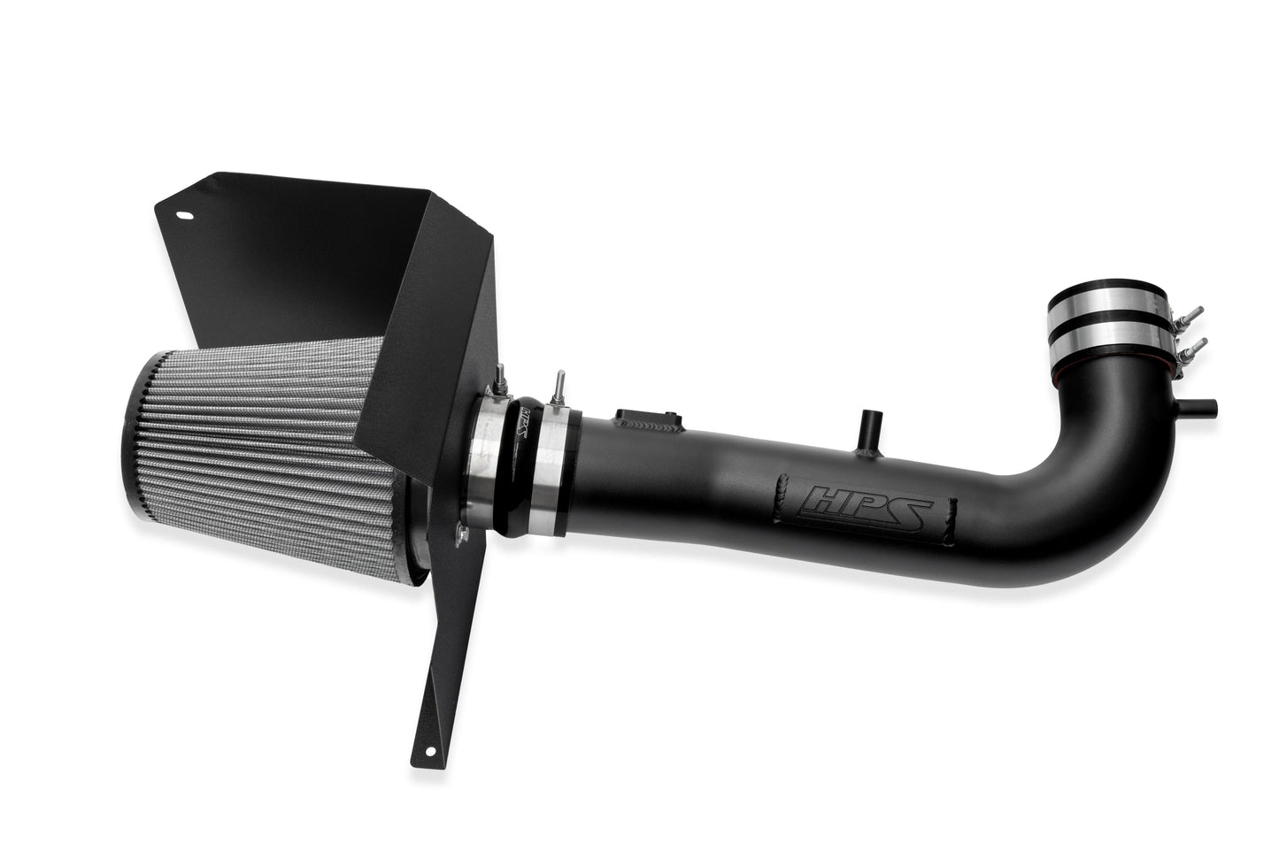 HPS Performance Air Intake Kit 2014-2019 GMC Sierra 1500 5.3L V8, Includes Heat Shield, 827-603