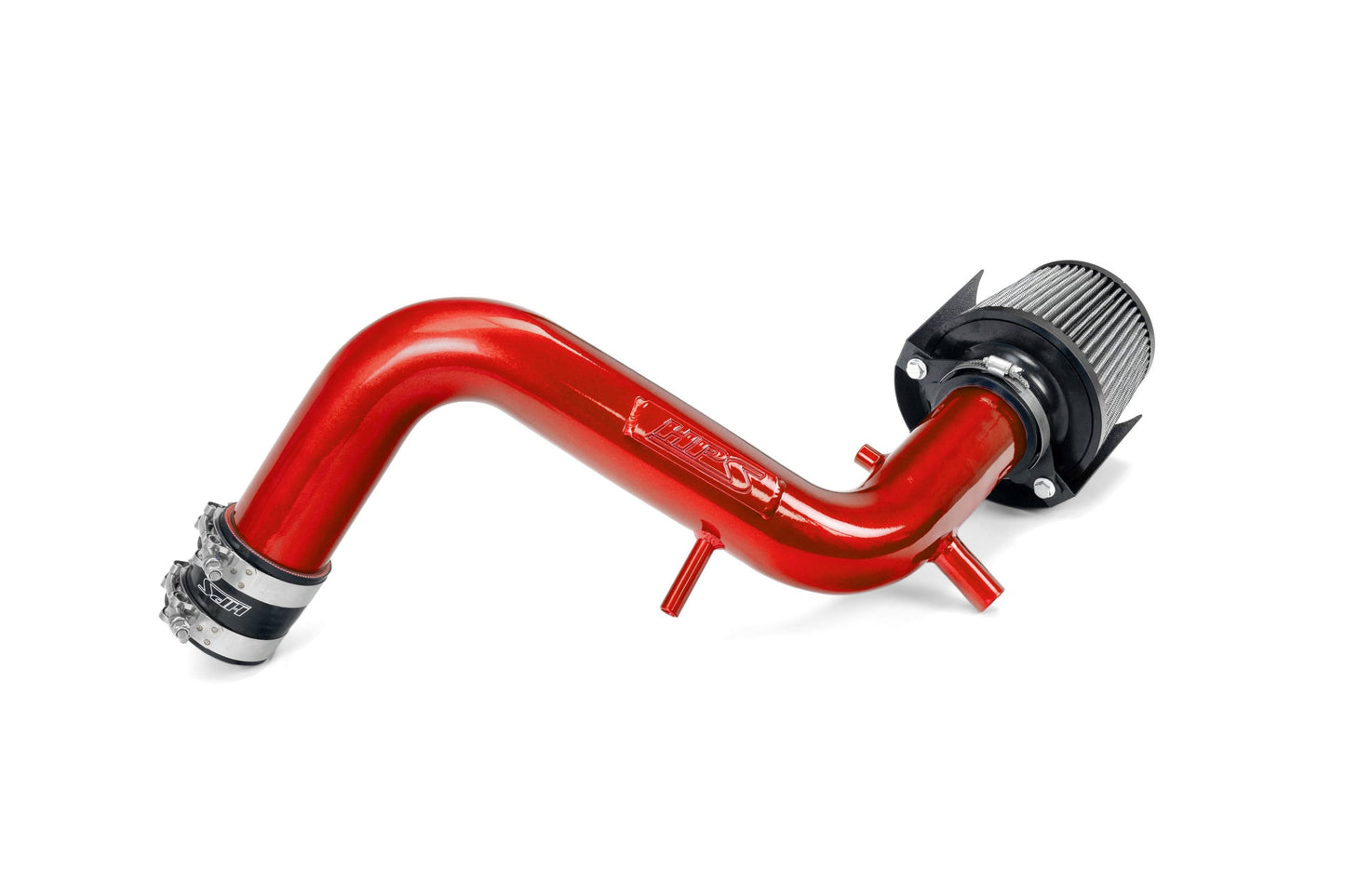 HPS Performance Products Shortram Air Intake Kit 2013-2017 Hyundai Veloster 1.6L Turbo, Red