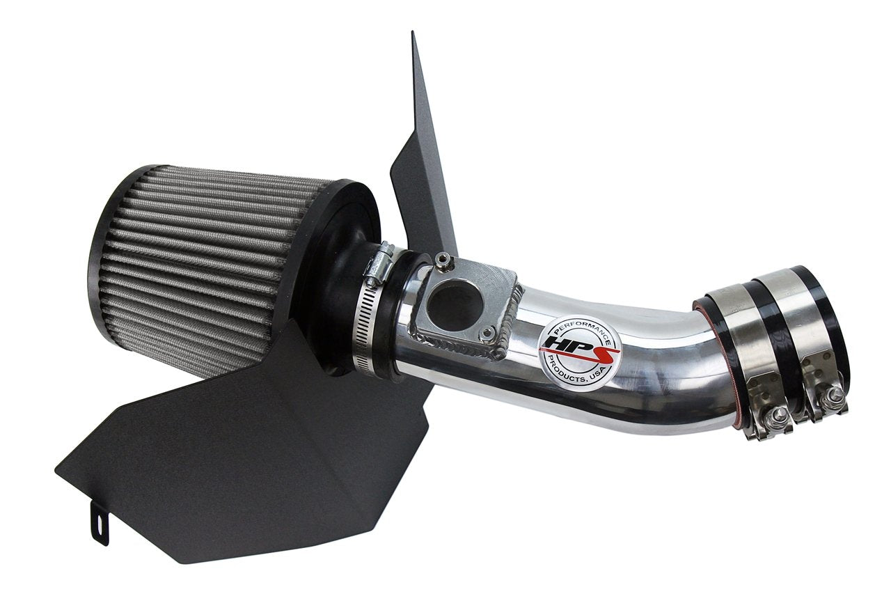 HPS Performance HPS Shortram Air Intake Kit 2004-2007 Subaru WRX STi 2.5L Turbo, Includes Heat Shield, 827-606
