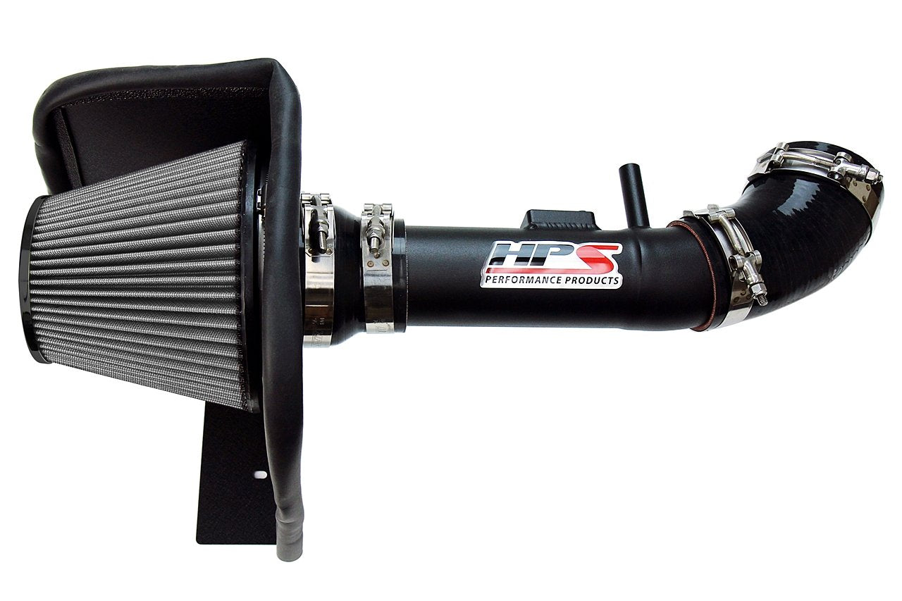 HPS Shortram Air Intake Kit 2004-2011 Ford Ranger 4.0L V6, Includes Heat Shield, Black