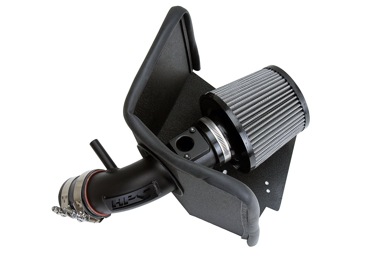 HPS Shortram Air Intake Kit 2009-2019 Toyota Corolla 1.8L, Includes Heat Shield, Black