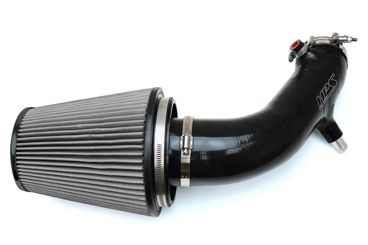 HPS Shortram Air Intake Kit 2004-2005 Honda S2000 AP2 2.2L Throttle Cable, Black