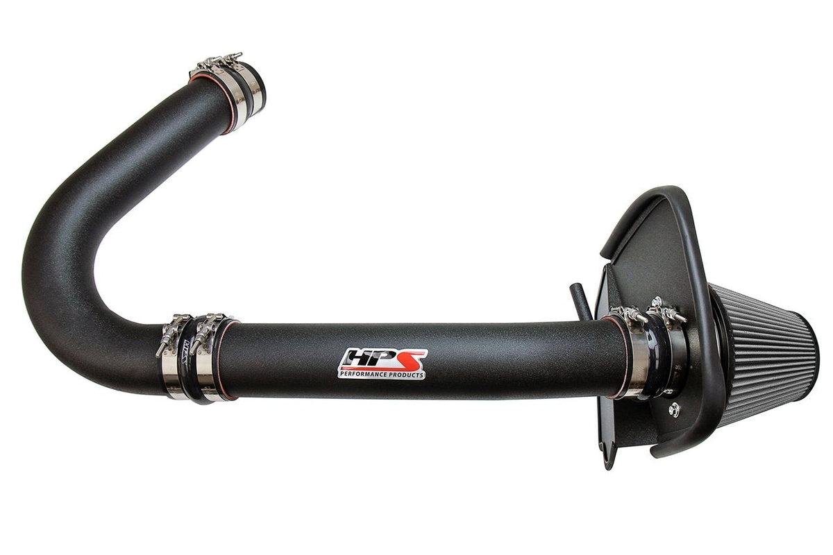 FR SPORT HPS Shortram Air Intake Kit 2011-2018 Dodge Charger 3.6L V6, Includes Heat Shield, Black