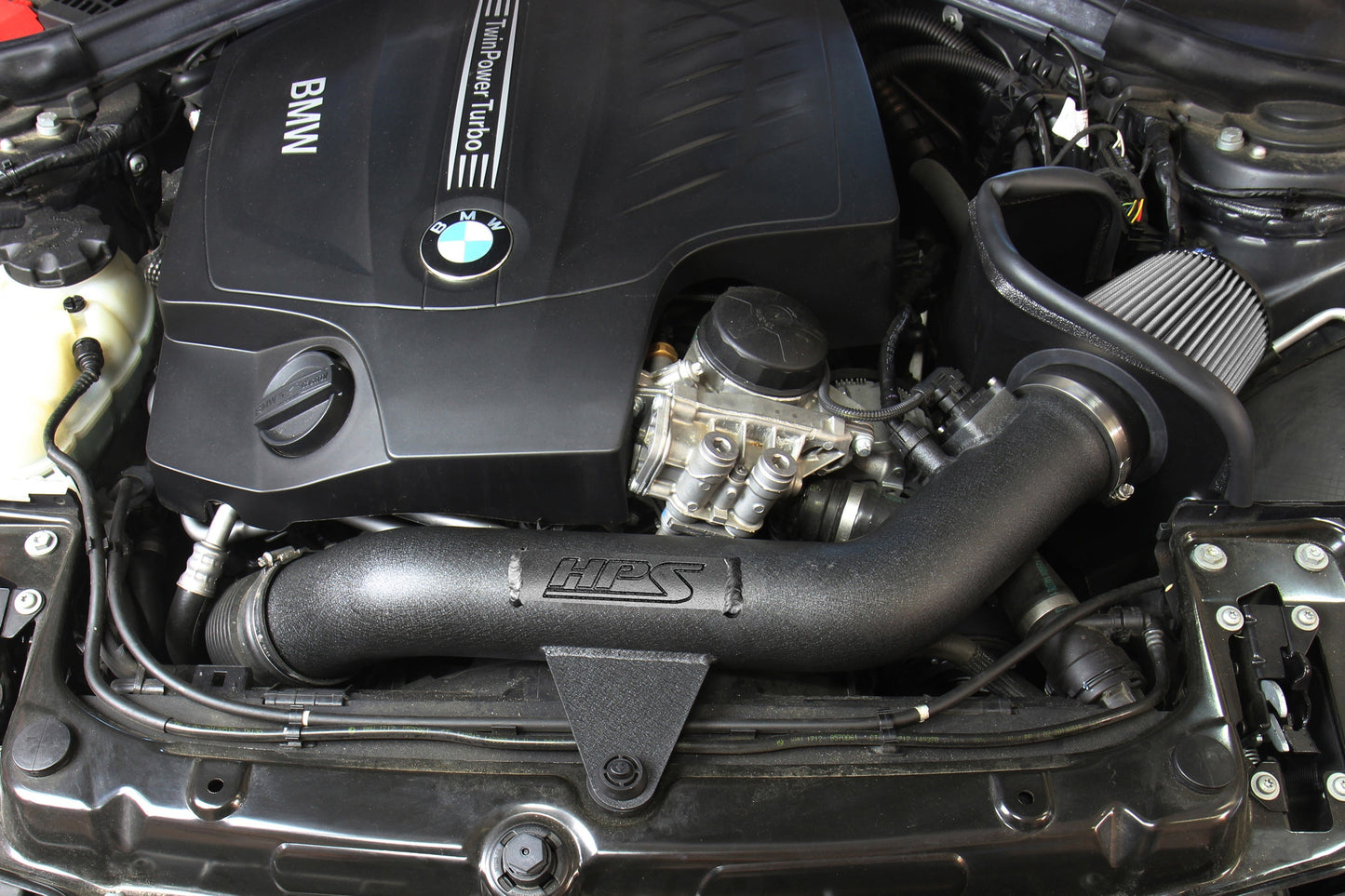 HPS Performance Air Intake Kit with Heat Shield 2016-2018 BMW M2 F87 3.0L Turbo N55, 827-625
