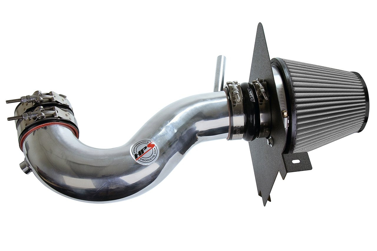 HPS Shortram Air Intake Kit 2005-2010 Chrysler 300C 5.7L V8, Includes Heat Shield, Polish