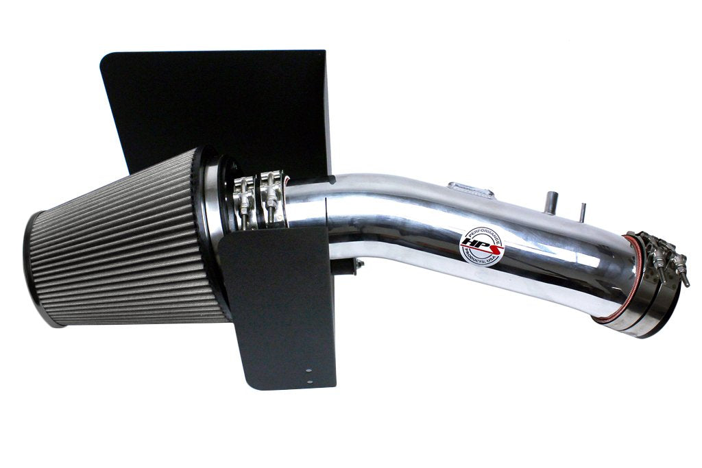 FR SPORT HPS Shortram Air Intake Kit 2008-2011 Toyota Sequoia 5.7L V8, Includes Heat Shield, Polish