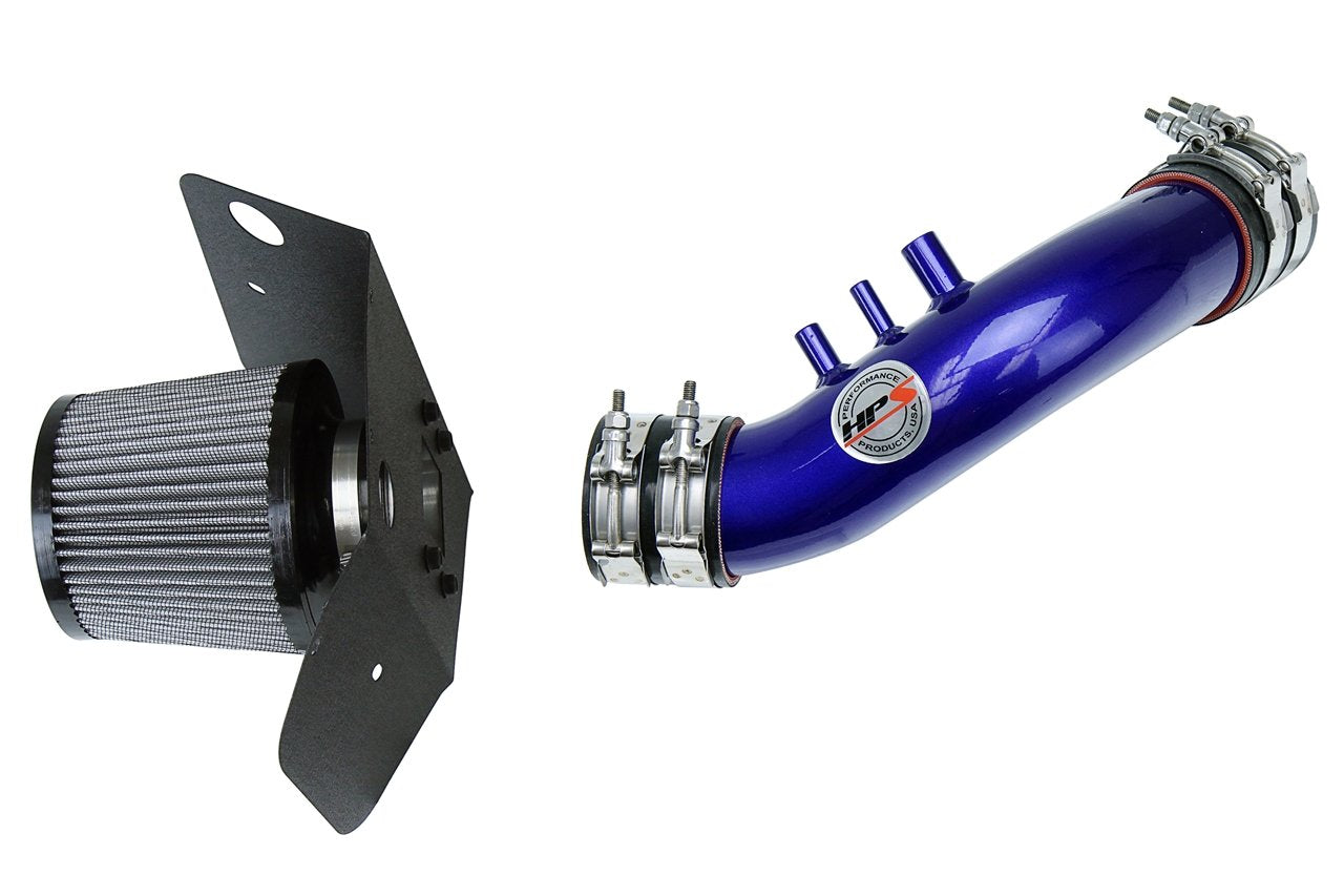 HPS Shortram Air Intake Kit 1989-1995 Toyota 4Runner 3.0L V6, Includes Heat Shield, Blue