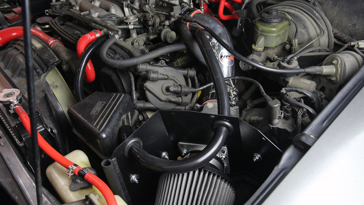 HPS Shortram Air Intake Kit 1989-1995 Toyota 4Runner 3.0L V6, Includes Heat Shield, Blue