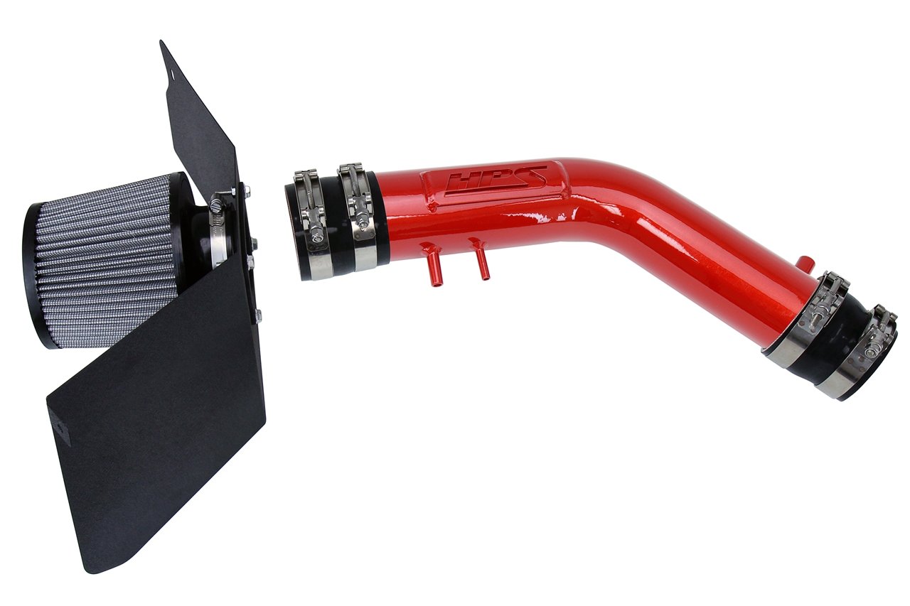HPS Performance HPS Shortram Air Intake Kit 1995-1999 Toyota Tacoma 2.4L 2.7L, Includes Heat Shield, 827-663