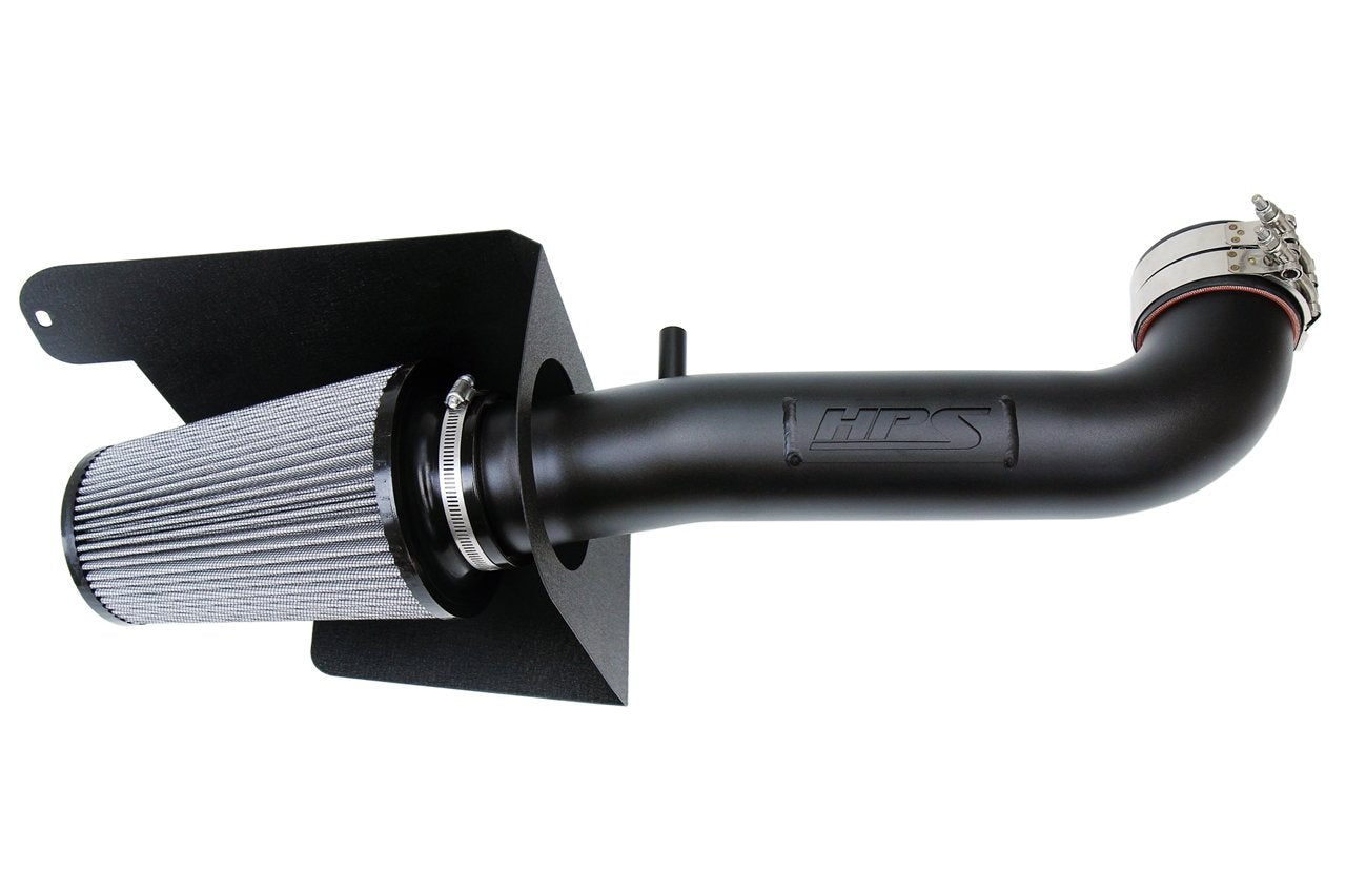 HPS Performance Air Intake Kit 2012-2017 Jeep Wrangler JK 3.6L V6, Includes Heat Shield, 827-664