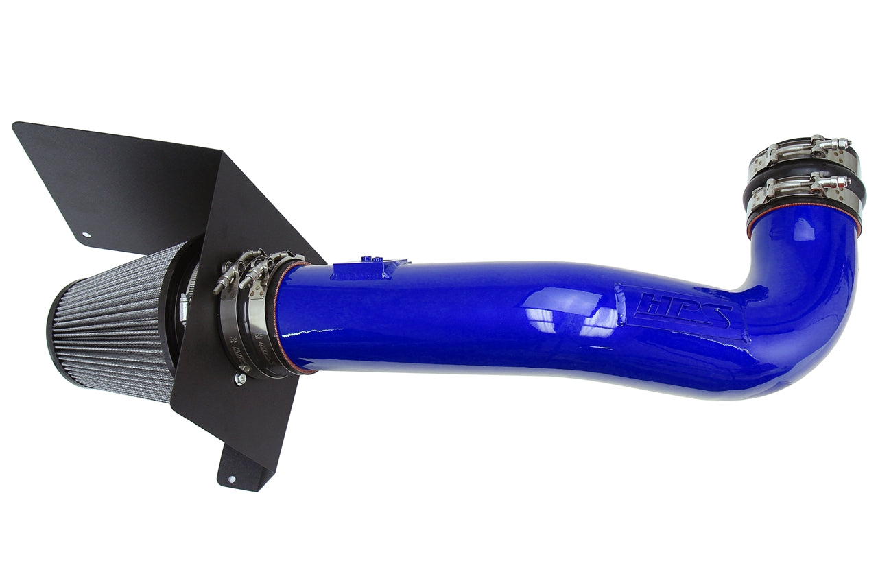 HPS Performance HPS Shortram Air Intake Kit 2009-2013 Chevy Avalanche 5.3L 6.0L V8, Includes Heat Shield, 827-667