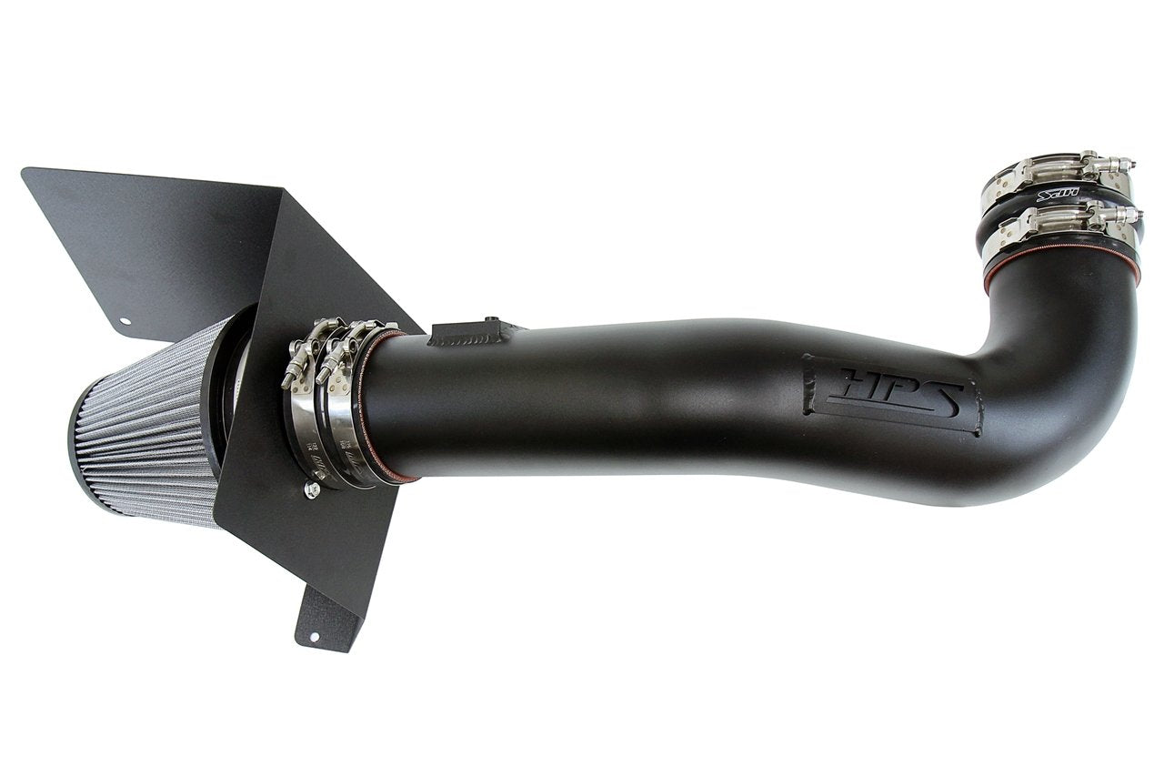 HPS Performance HPS Shortram Air Intake Kit 2009-2014 GMC Yukon 4.8L 5.3L 6.2L V8, Includes Heat Shield, 827-667