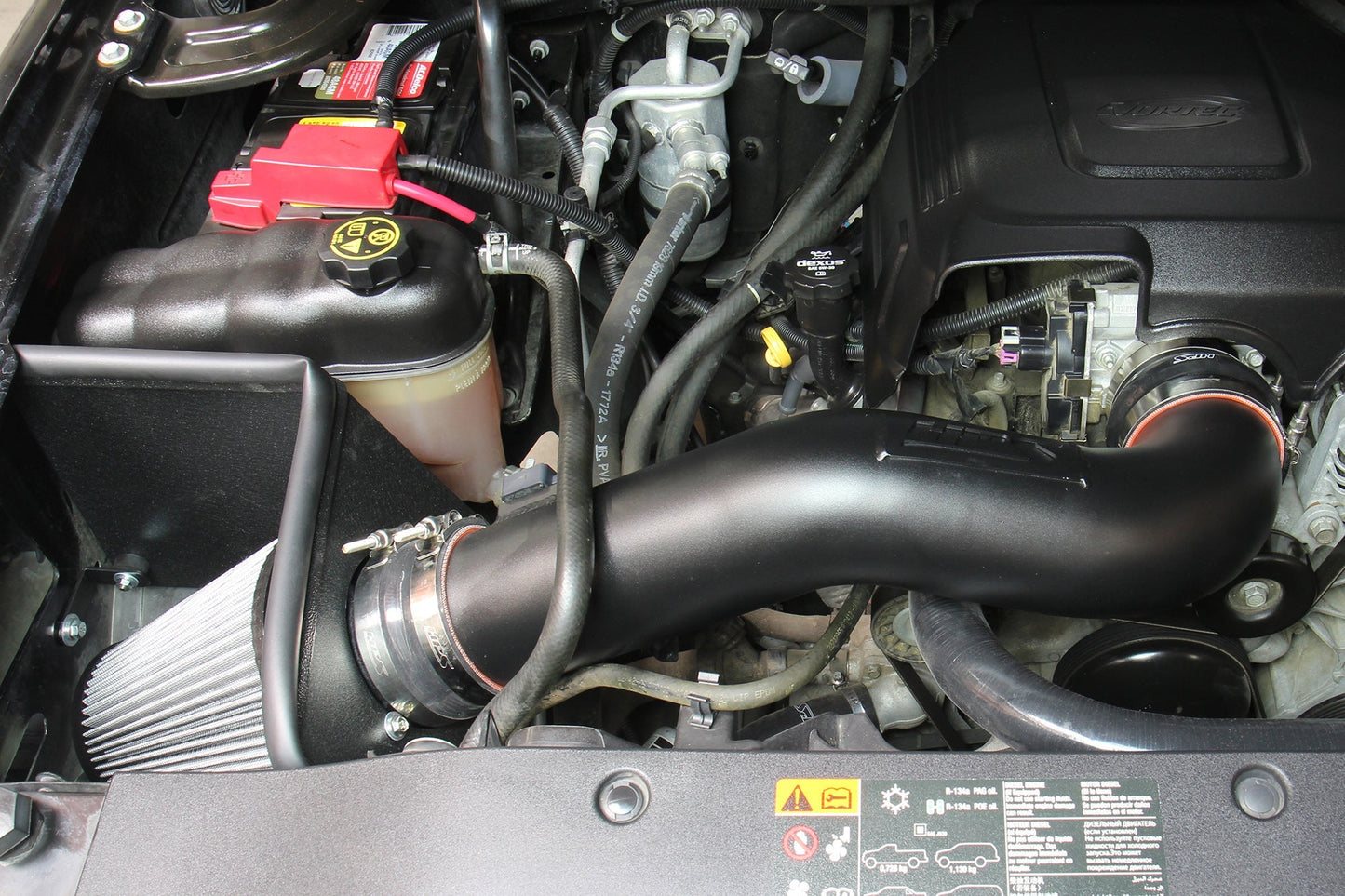 HPS Performance HPS Shortram Air Intake Kit 2009-2013 Chevy Avalanche 5.3L 6.0L V8, Includes Heat Shield, 827-667