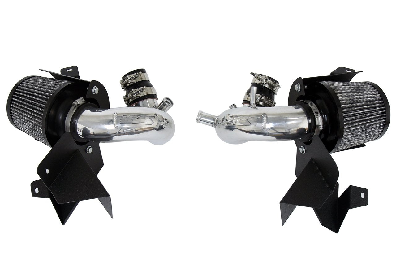 HPS Performance HPS Shortram Air Intake Kit 2018-2024 Kia Stinger 3.3L V6 Twin Turbo, Includes Heat Shield, 827-672