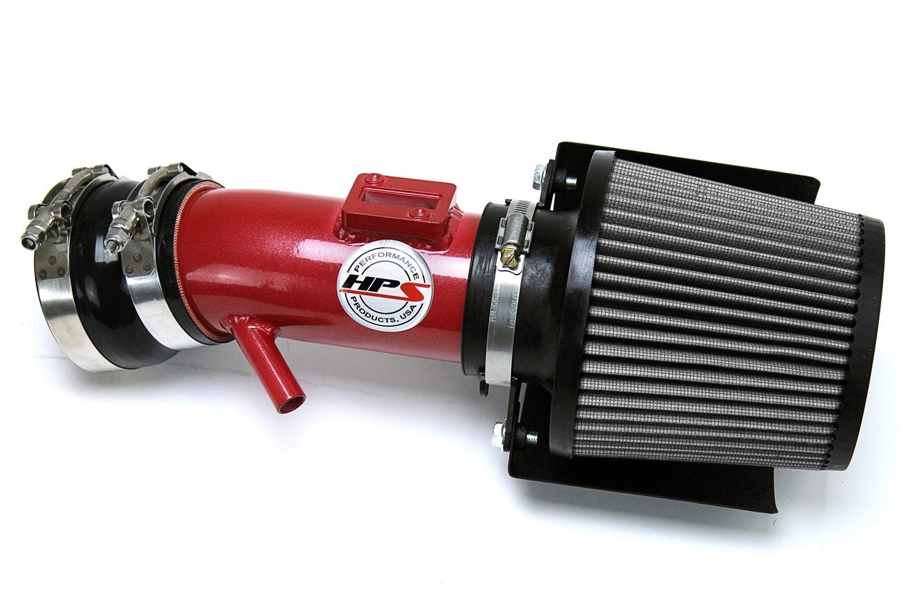 HPS Performance HPS Shortram Air Intake Kit 2013-2016 Nissan Pathfinder 3.5L V6, Includes Heat Shield, 827-680