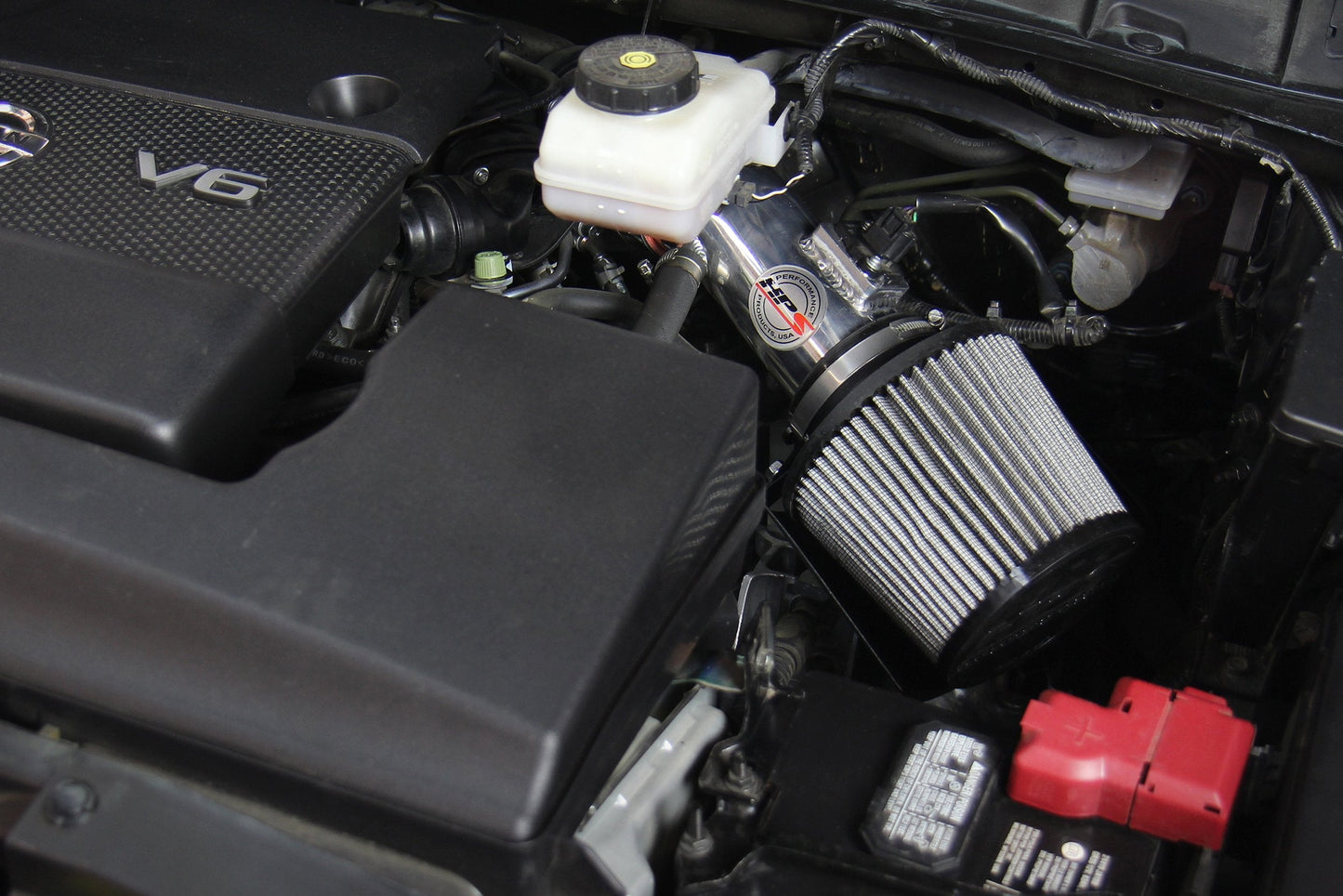 HPS Shortram Air Intake Kit 2015-2018 Nissan Murano 3.5L V6, Includes Heat Shield, Blue