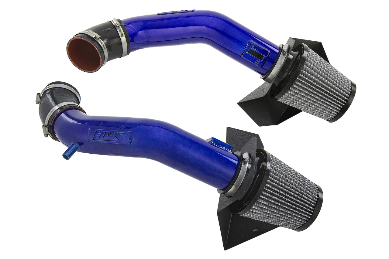 HPS Performance HPS Shortram Air Intake Kit 2011-2013 Infiniti M56 5.6L V8, Includes Heat Shield, 827-688