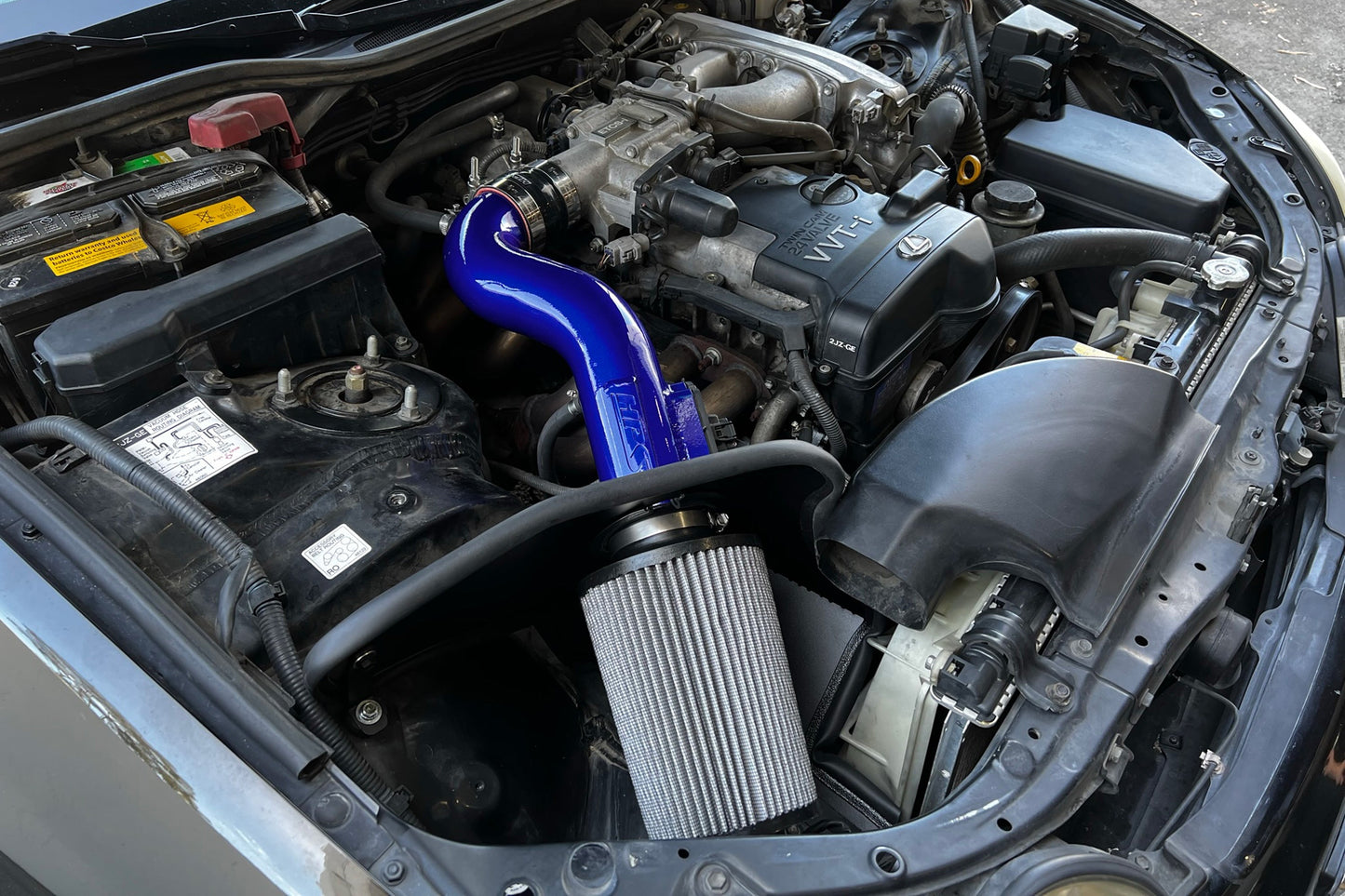 HPS Performance Air Intake Kit Lexus 1998-2000 GS300 3.0L, Includes Heat Shield, 827-705