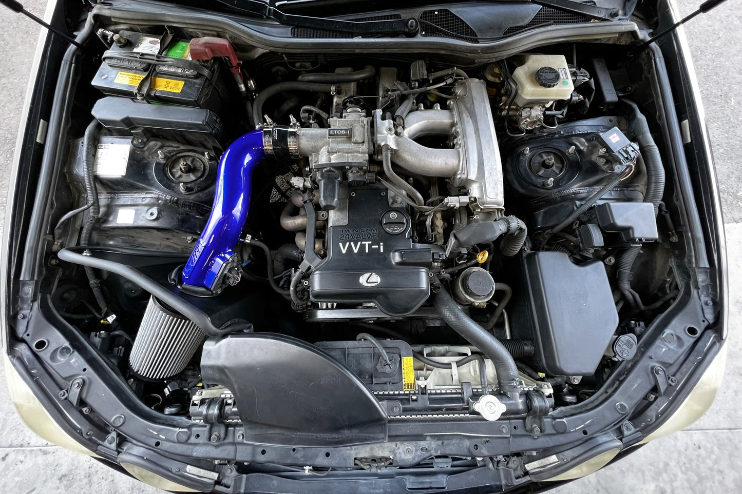 HPS Performance Air Intake Kit Lexus 1998-2000 GS300 3.0L, Includes Heat Shield, 827-705