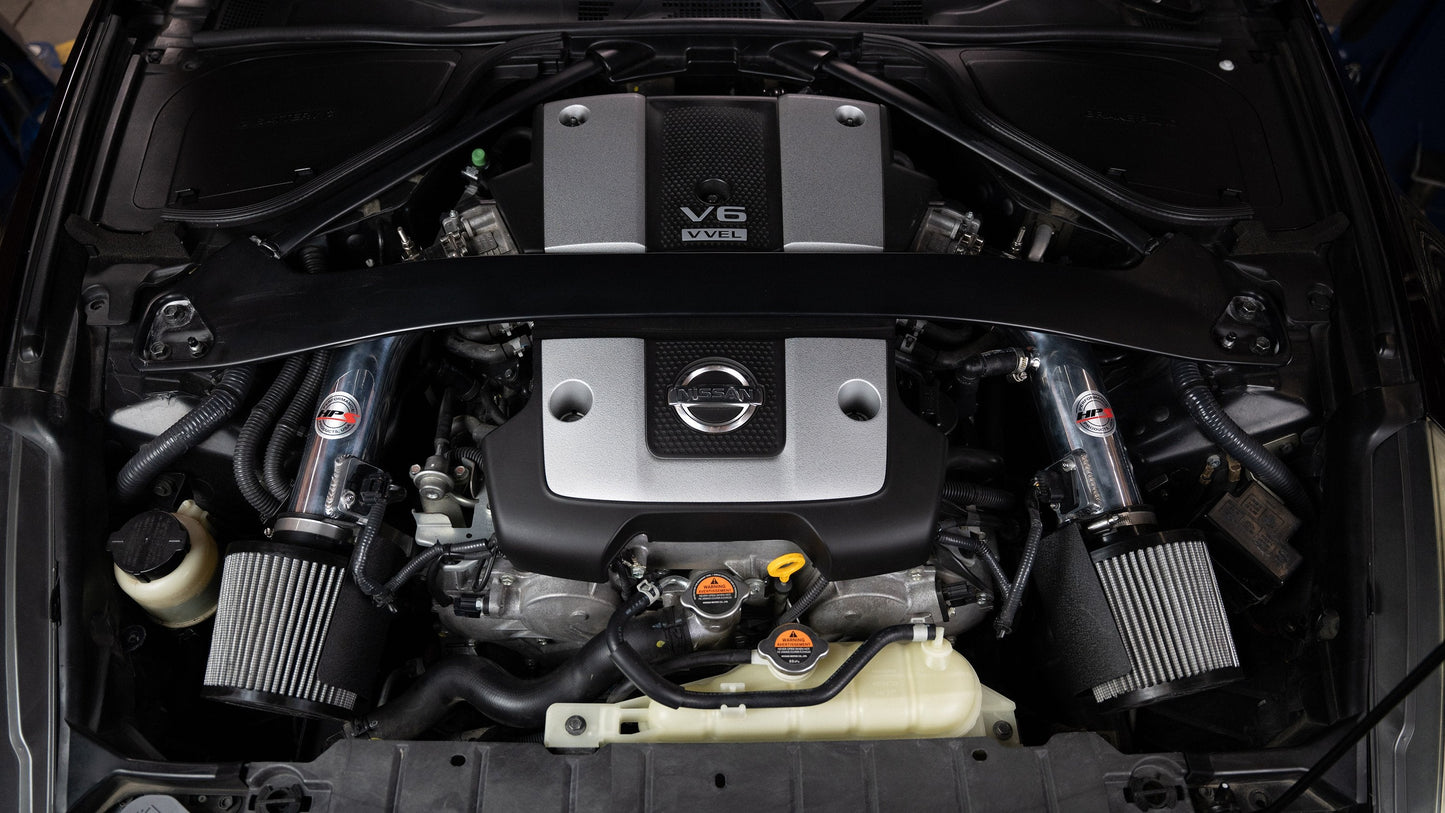HPS Performance HPS Shortram Air Intake Kit Nissan 2009-2020 370Z 3.7L V6, Includes Heat Shield, 827-706