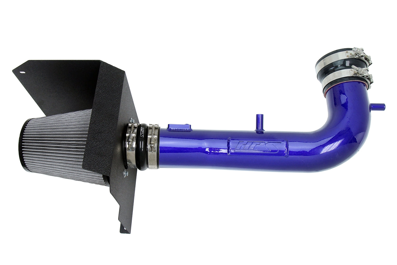 HPS Performance Air Intake Kit 2015-2020 Cadillac Escalade 6.2L V8, Includes Heat Shield, 827-707