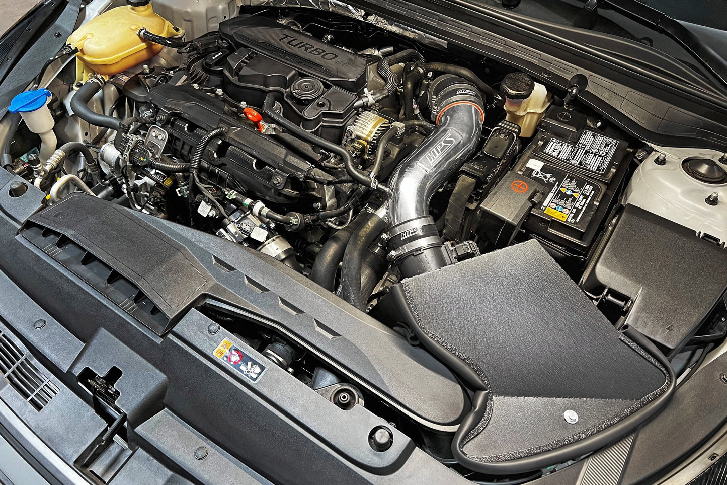 HPS Performance Air Intake Kit with Heat Shield, 2021-2024 Kia K5 1.6L Turbo, 827-712