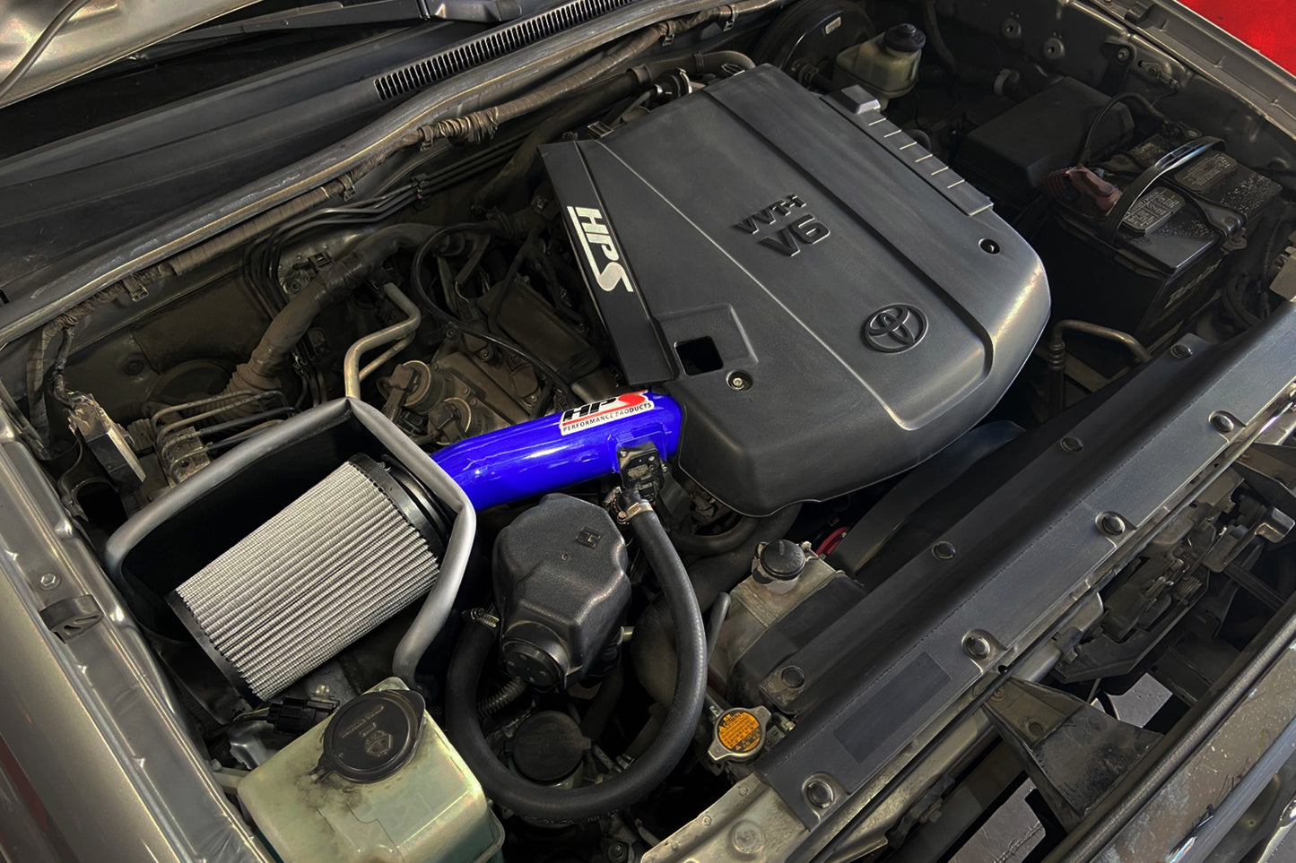HPS Performance Products Air Intake Kit Toyota 2012-2015 Tacoma 4.0L V6, Includes Heat Shield, 827-718