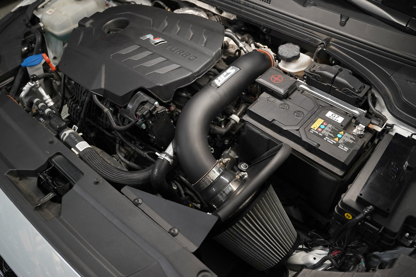 HPS Performance Air Intake Kit Hyundai 2022-2023 Kona N 2.0L Turbo, Includes Heat Shield, 827-721