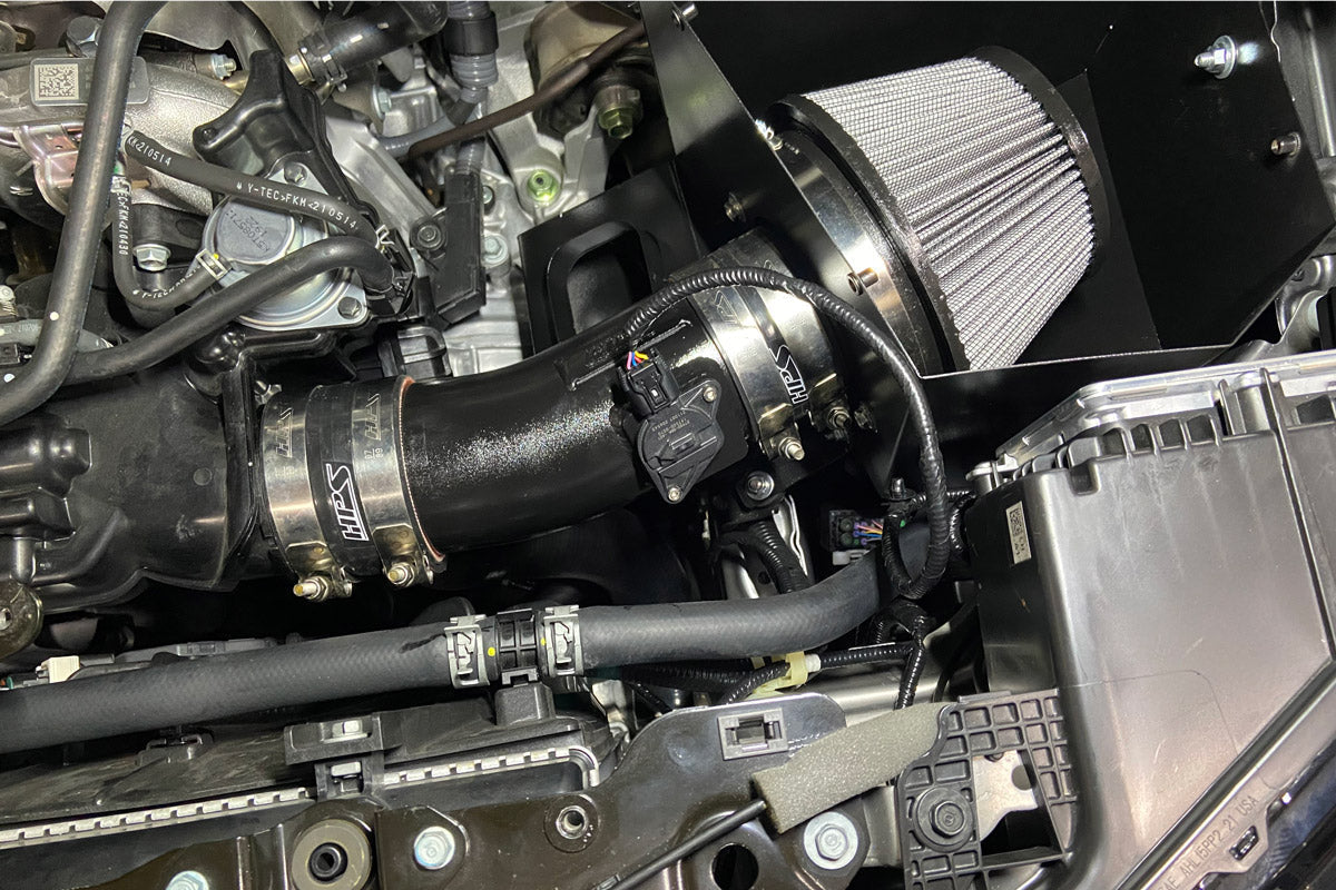 HPS Performance Air Intake with Heat Shield, 2022-2026 Acura MDX Type-S 3.0L Turbo, 827-728