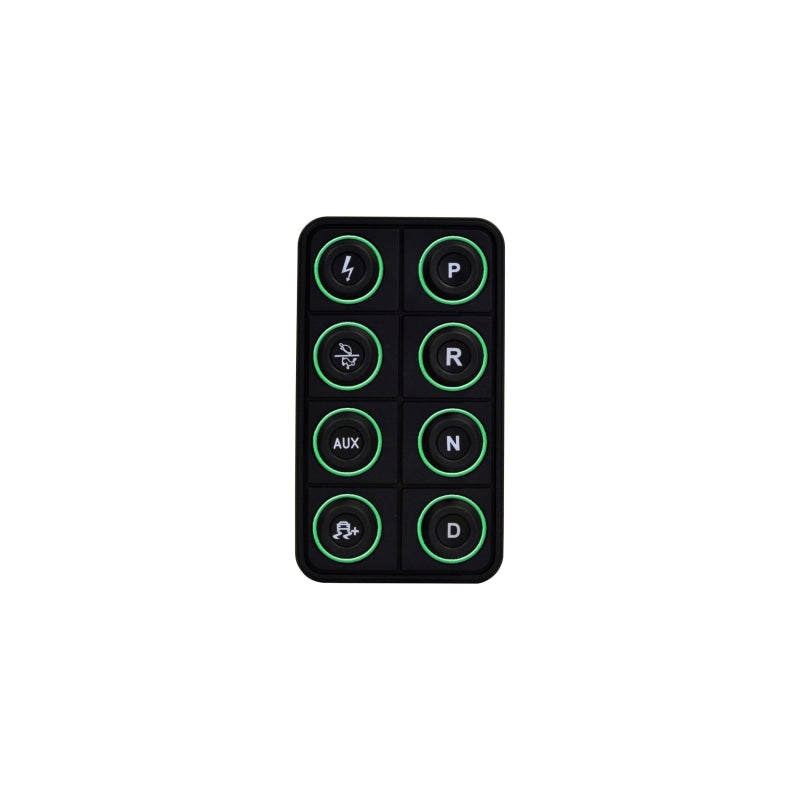 AEM EV 8 Button Keypad CAN Based Programmable Backlighting