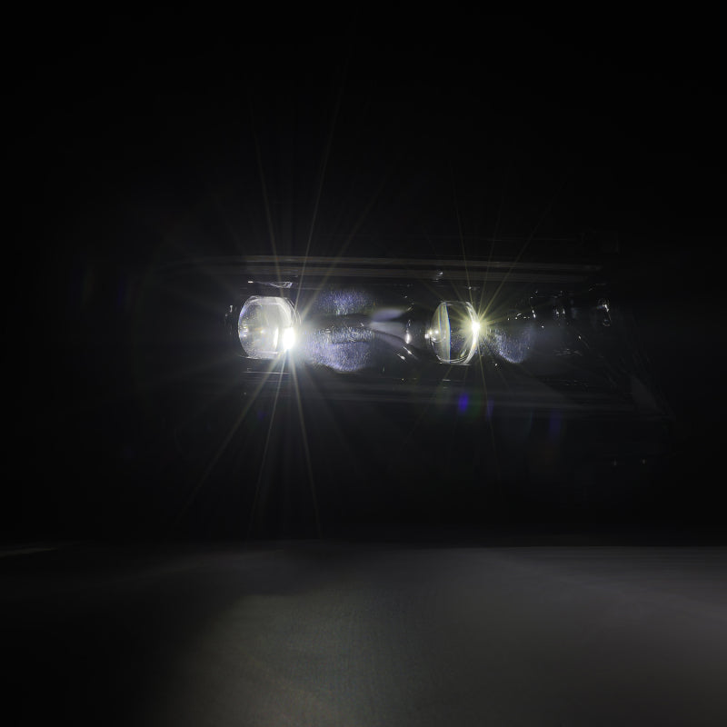 AlphaRex 15-23 Dodge Charger LUXX LED Proj Headlights Alpha-Black w/Actv Light & Seq.Sig / SB DRL 880579 *Discontinued