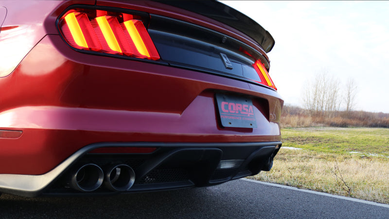 Corsa Performance 2016+ Ford Mustang GT350 3in Double X Pipe Exhaust