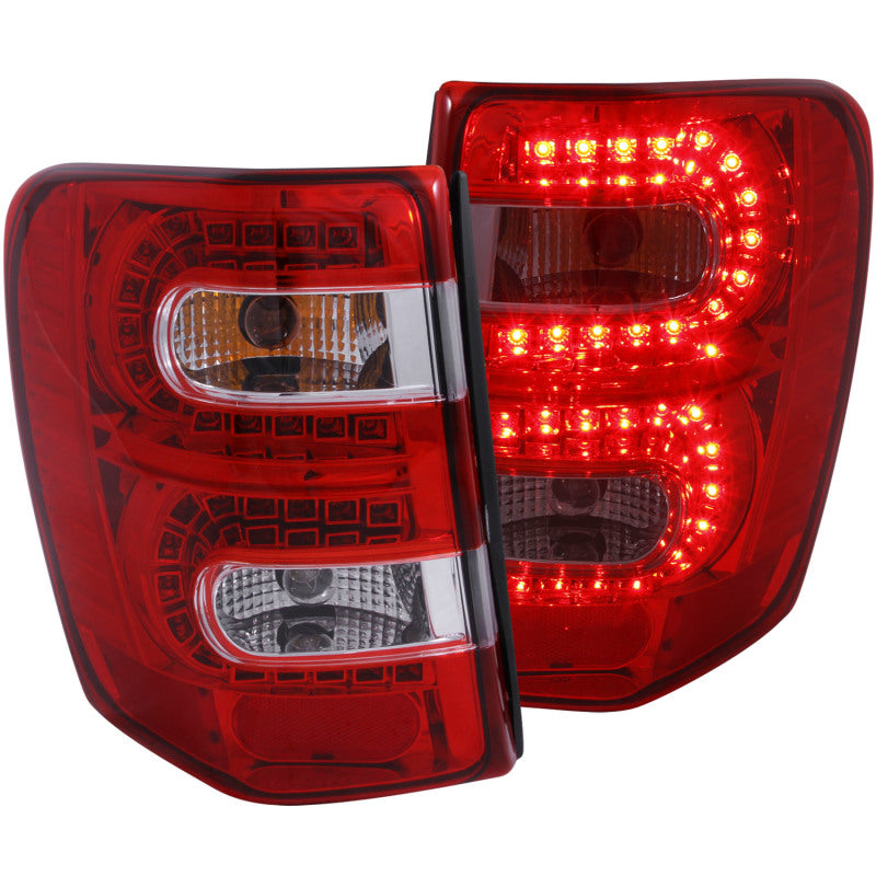 FR SPORT Anzo 1999-2004 Jeep Grand Cherokee LED Taillights Red/Clear