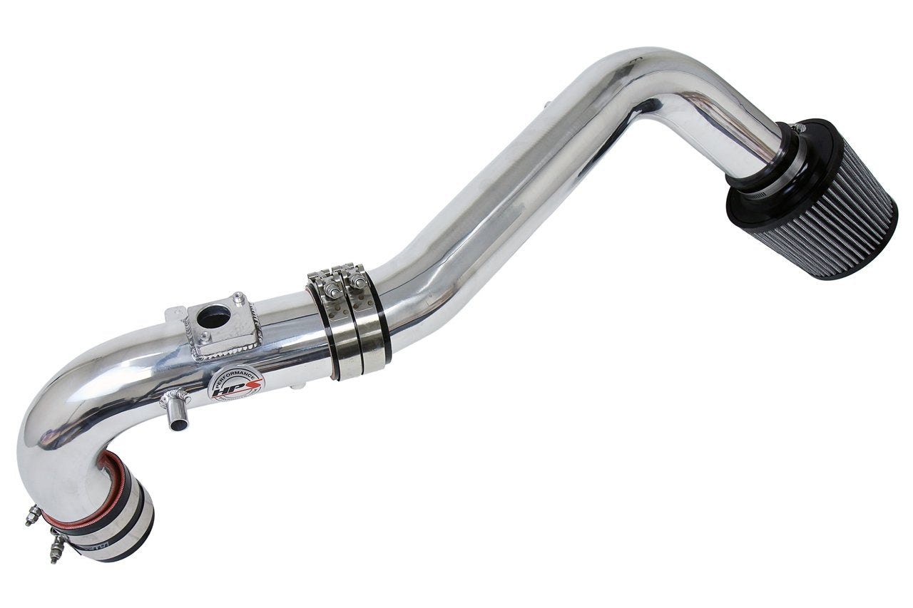 HPS Performance Products HPS Cold Air Intake Kit 2011-2016 Scion tC 2.5L, Converts to Shortram, Polish