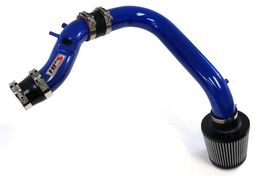 HPS Performance Cold Air Intake Kit 2003-2004 Toyota Corolla 1.8L, Converts to Shortram, Blue