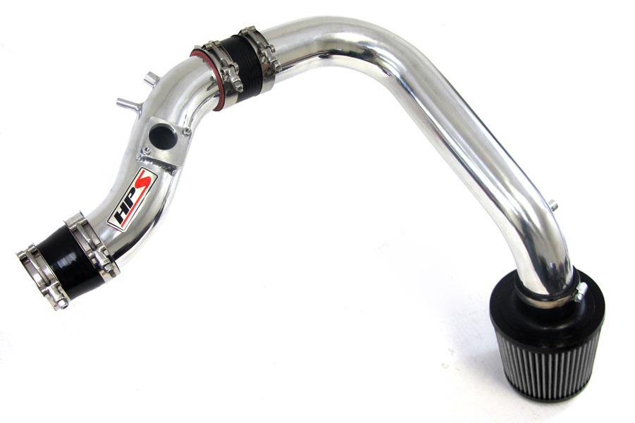 HPS Cold Air Intake Kit 2003-2004 Pontiac Vibe 1.8L, Converts to Shortram, Polish