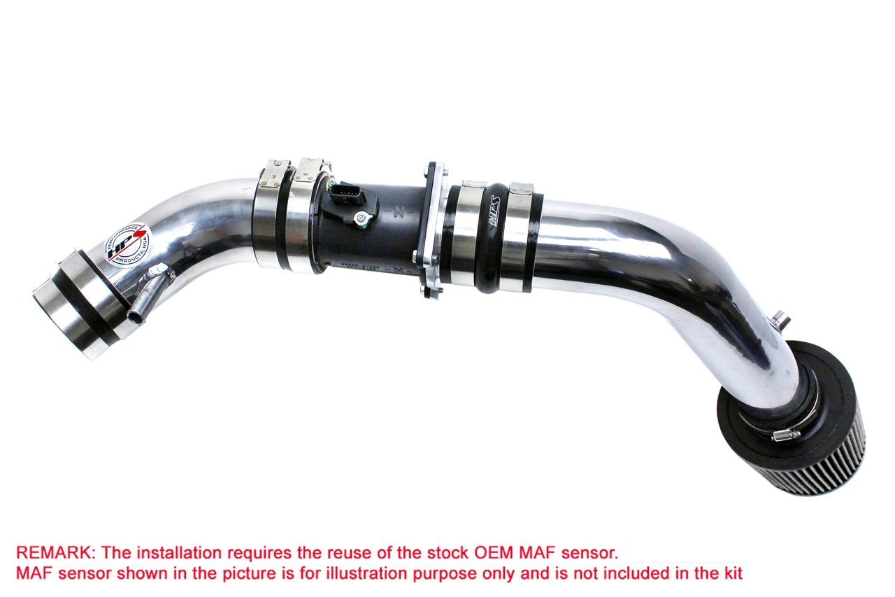 HPS Performance HPS Cold Air Intake Kit 2002-2006 Nissan Altima 2.5L 4Cyl, Converts to Shortram, 837-570