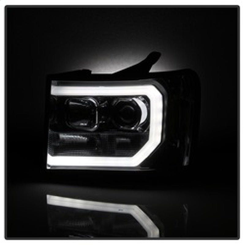 FR SPORT Spyder GMC Sierra 1500/2500/3500 07-13 V2 Projector Headlights - Smoke...