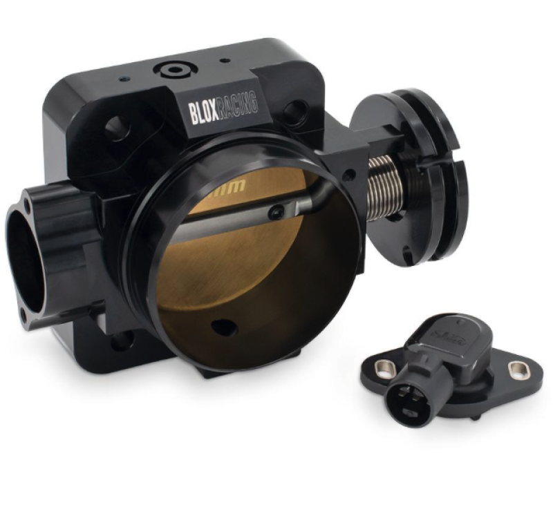 FR SPORT BLOX Racing Honda B/D/H/F Series Engines 70mm Black Billet Throttle Body V2...