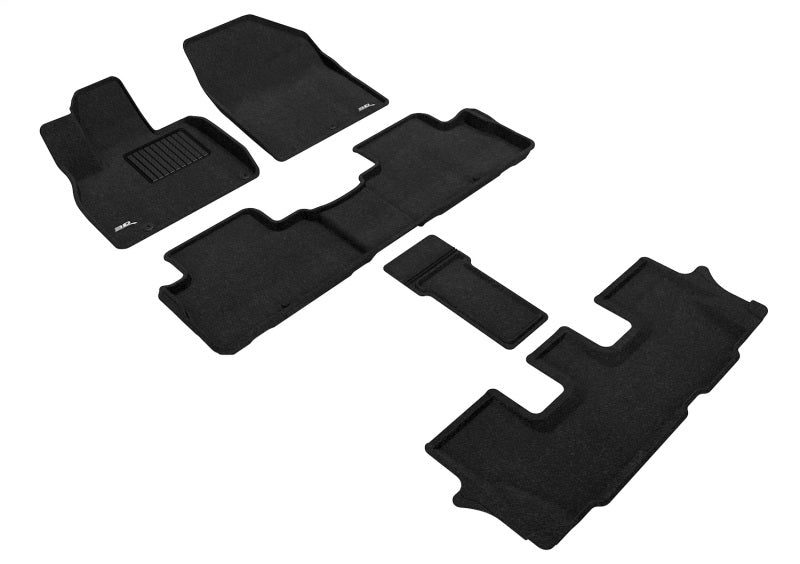 3D MAXpider 20-24 Kia Telluride 7-Seat Elegant Black R1 R2 R3 L1KA05104709