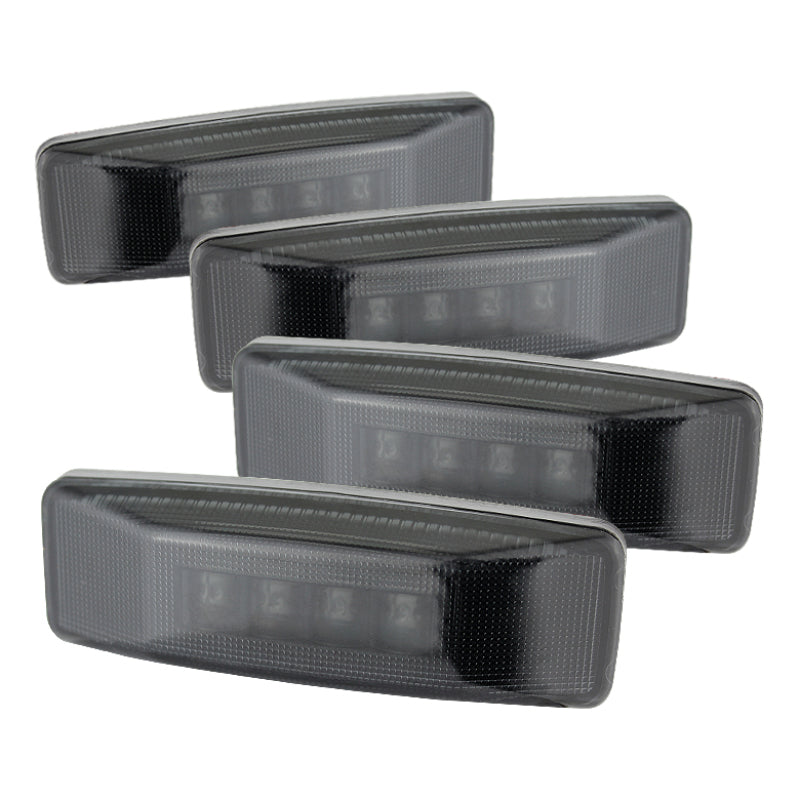 FR SPORT SPYDER Xtune Dodge Ram 94-02 Dually 2 Red LED+2 Amber LED Fender Lights 4pcs Smoke...
