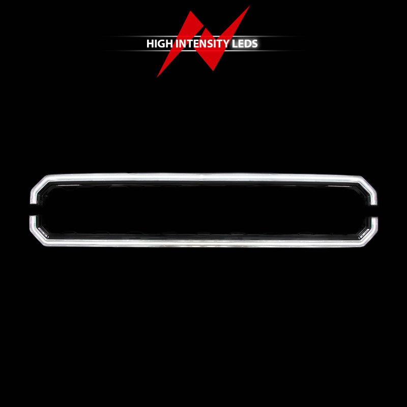 ANZO 21-23 Ford F150 Black Housing Full LED Light Tube Front Grille 901029