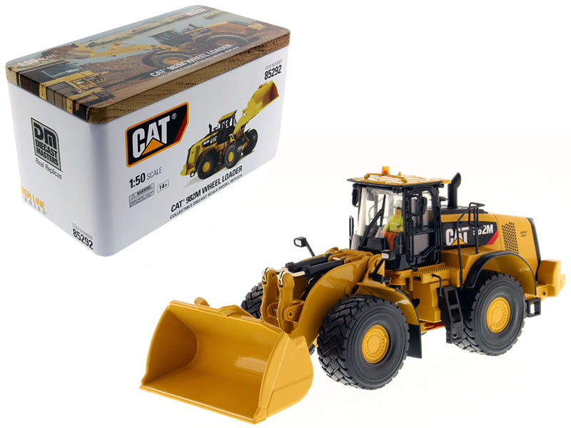 Rapid Vehicles CAT Caterpillar 982M Wheel Loader with Operator "High Line Series" 1/50 Diecast...