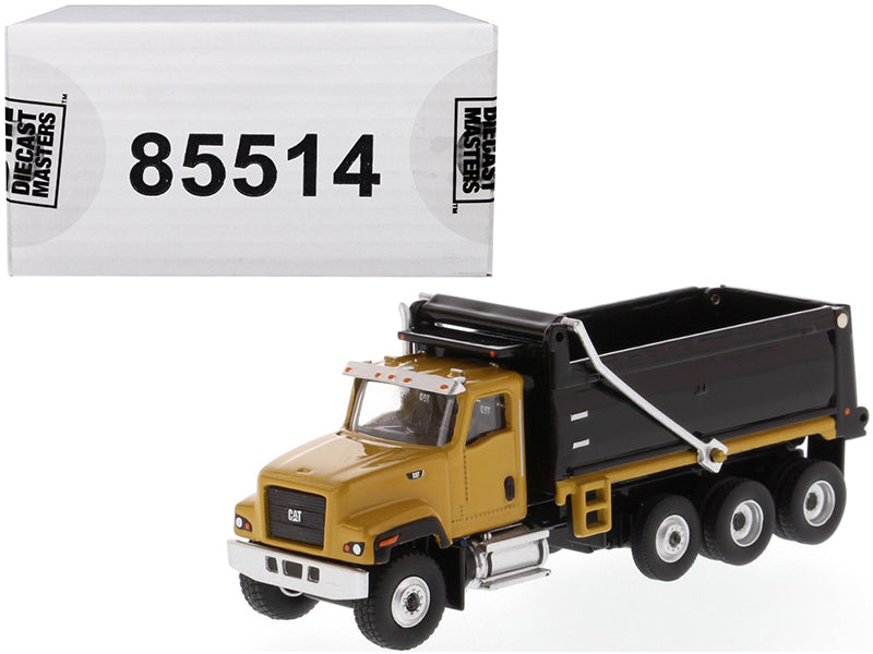 Rapid Vehicles CAT Caterpillar CT681 Dump Truck Yellow and Black "High Line" Series 1/87 (HO)...
