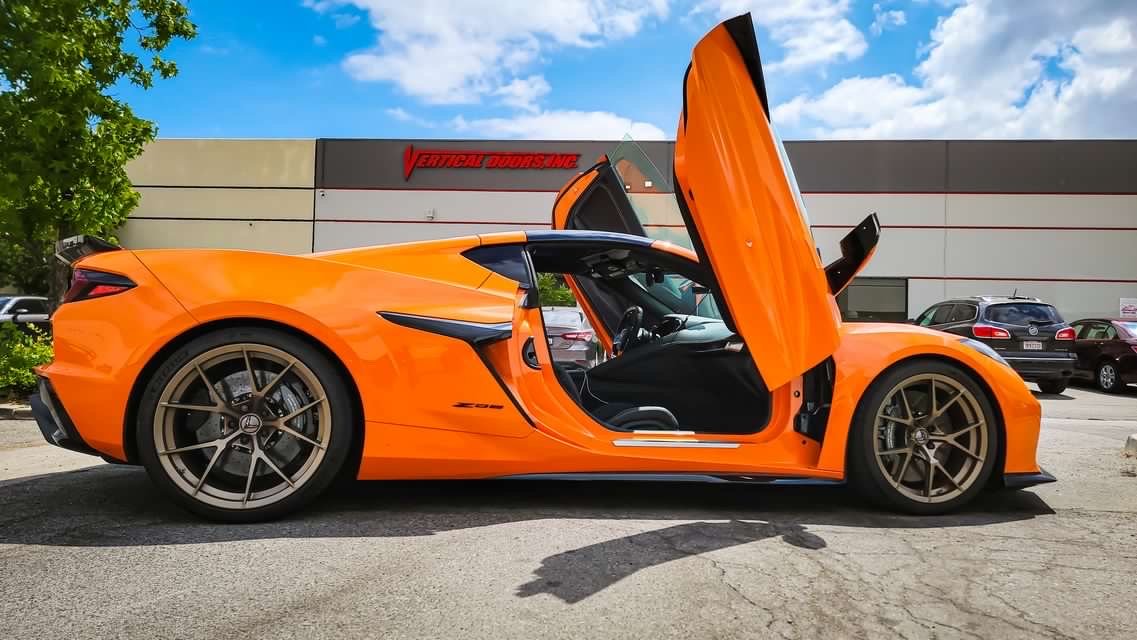 Jesse Iwuji Performance Vertical doors | Chevrolet Corvette C8 Z06 2023-2025  Lambo Door...