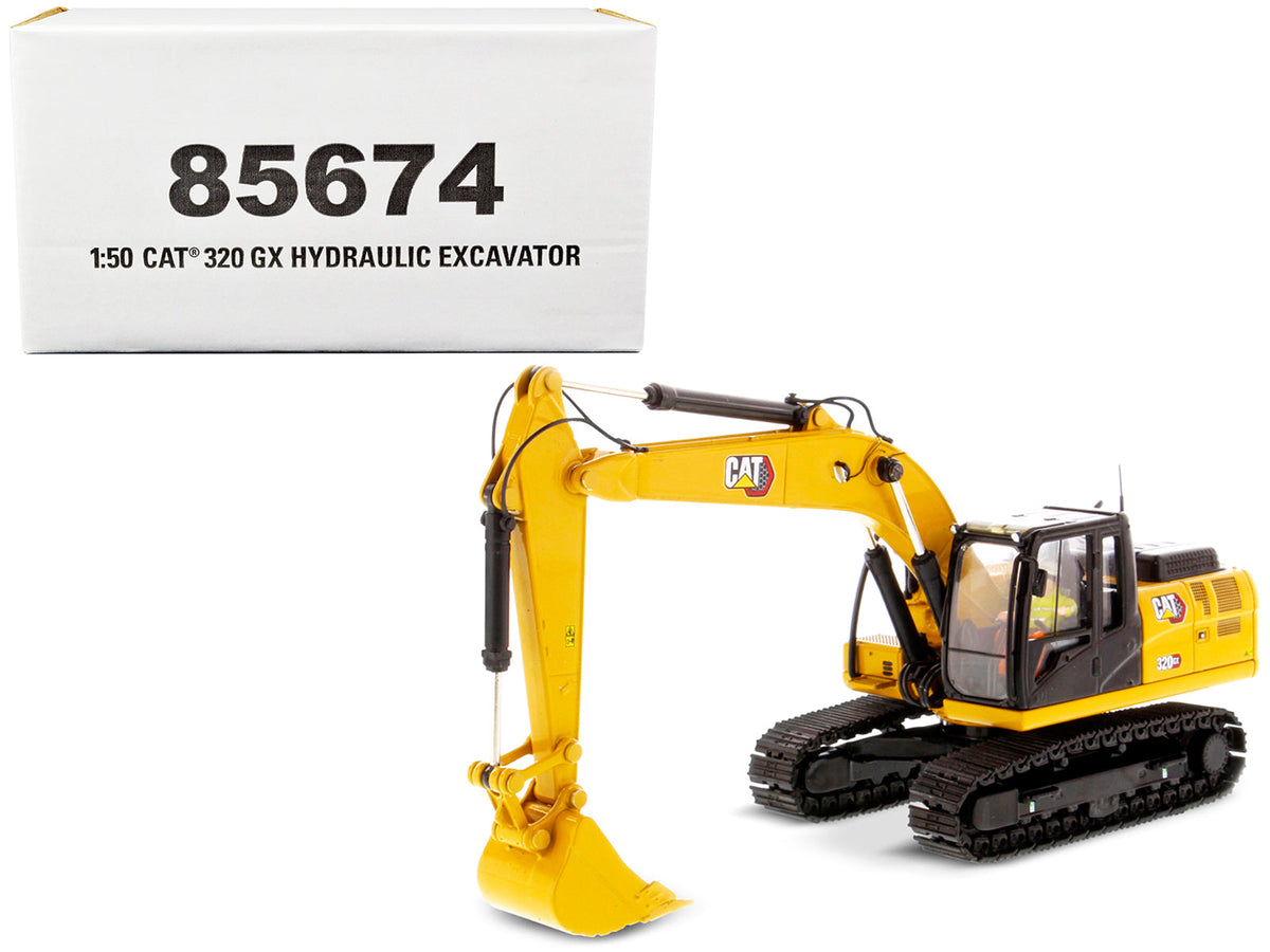Rapid Vehicles CAT Caterpillar 320 GX Hydraulic Excavator with Operator "High Line" Series 1/50...