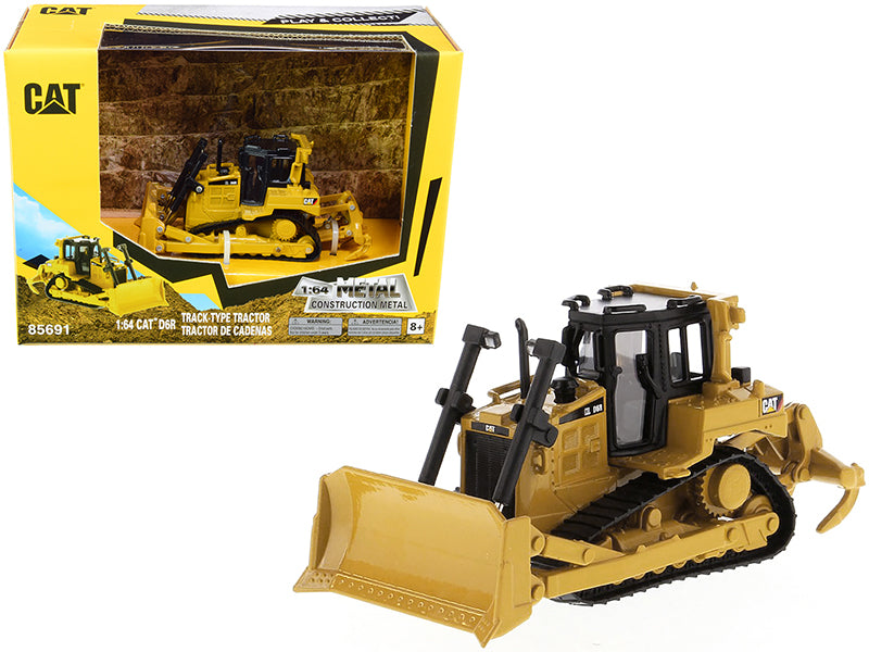 Rapid Vehicles CAT Caterpillar D6R Track-Type Tractor "Play & Collect!" Series 1/64 Diecast Model...